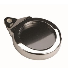 SUPPORT/PORTE VIGNETTE ASSURANCE TUN'R ALU CHROME (ROND)