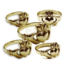 9ct Solide or Jaune Irlandais