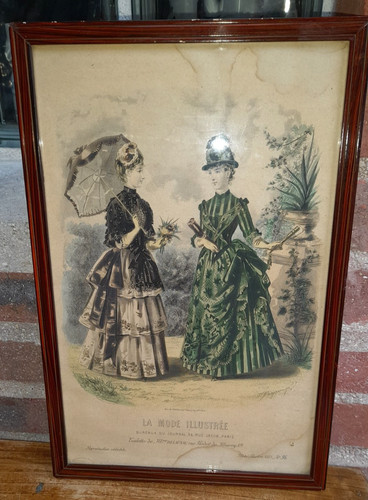 Ancienne gravure mode - gravure,