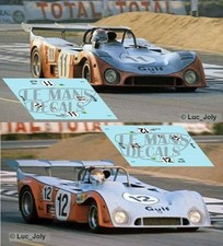 Décal Mirage Gr7 Le Mans 1974 11 12 1:32 1:43 1:24 1:18 Gulf slot...