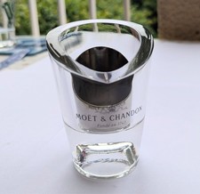 Champagne MOET et CHANDON bougeoir photophore publicitaire TBE