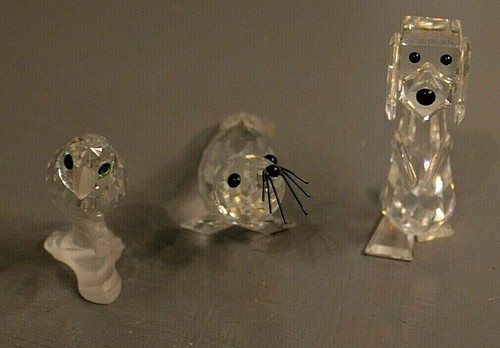 Lot figurines en cristal - 3,