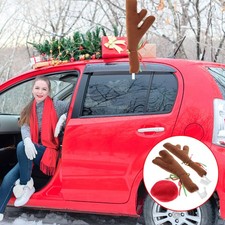  Deco Noel Voiture Bois Rennes Pour Décor Mignon Décorations Noël Du Véhicule