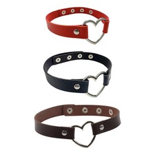 Collier ras du cou en cuir