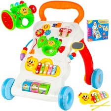 Chariot de course MalPlay 3-en-1 chariot d'apprentissage de la marche aide...