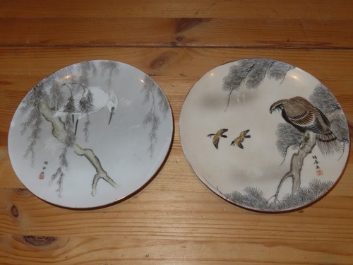 Paire assiettes porcelaine - paire, d'assiettes