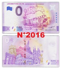 N° 2016 ! LOCOMOTIVES 141.TA - 2021 - billet 0 euro souvenir - Neuf UNC