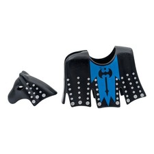 Playmobil armure noire/bleu