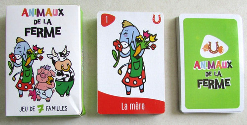 Jeu familles animaux de - 7,