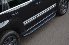 Aluminium Noir Marchepieds Latéraux Planches Pour jeep grand cherokee 05-11