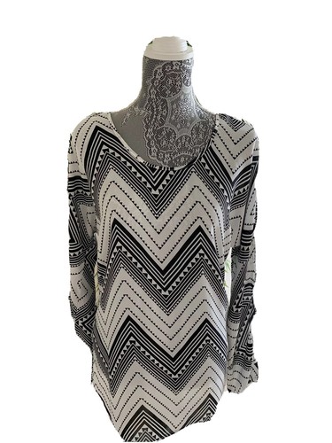 Black and white - and, tunic,