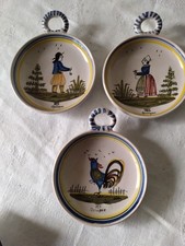 3 coupelles en faïence HB