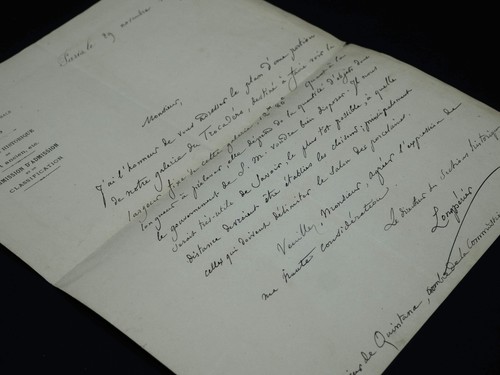 Adrien longperier lettre - adrien,