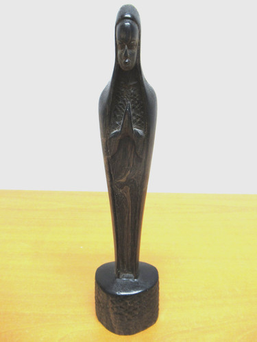 Vierge bois sculptée une - vierge,
