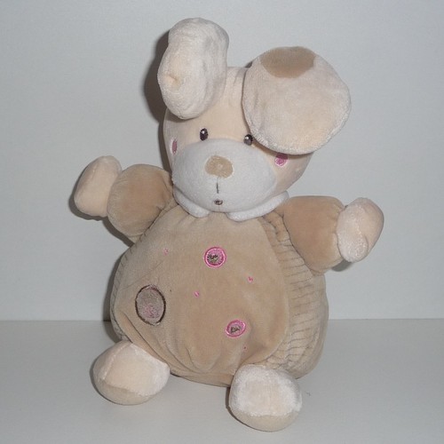 Doudou lapin nicotoy - doudou, marron