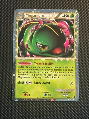 Carte pokémon méganium - pokémon,