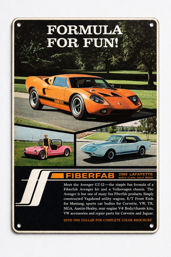 1968 fiberfab avenger 12 - avenger, gt-12