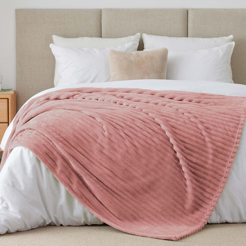 Plaid polaire rose - polaire, 2