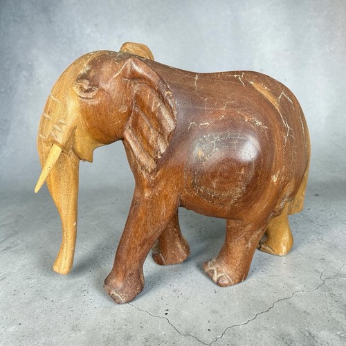 Figurine éléphant bois - éléphant,