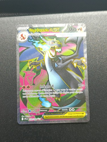 Carte pokémon méga - pokémon, méga-dracaufeu