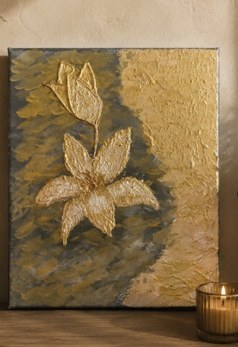 Tableau fleur relief sur - tableau,