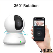 2K WiFi Indoor Security Camera