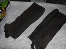 Ancienne Paire de Guètres Cavalier Cheval ou Poney Decathlon Geologic Taille M 