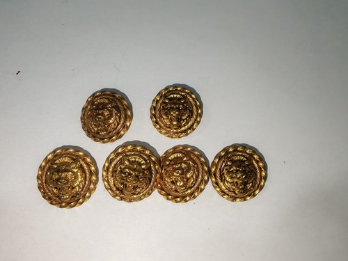 Lot boutons anciens metal - lot, 6