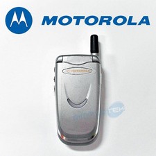 Téléphone Cellulaire Motorola V8088 Platinum Gris Silver GSM Usagé