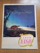 Catalogue brochure  1940 Nash Lafayette / Ambassador USA