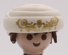 PLAYMOBIL TURBAN BLANC DORÉ