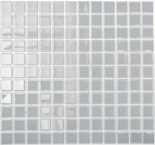 Glasmosaïque Uni Gris Clair