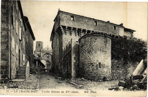 Cpa chaise dieu vieille - cpa, chaise-dieu