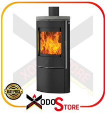 Poêle À Bois LOWENBERG Modèle KARIN Pierre Ollaire 7,5 kW - Mail Pour Remise