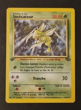 Carte Pokémon Insécateur 26/64 Jungle Édition 1 FR – État NM – Rare CGA 8.5 