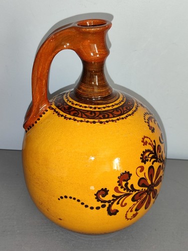 Pichet vase boule terre - vase, cuite