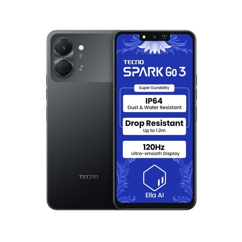 Tecno spark noir 4 go - (noir,,