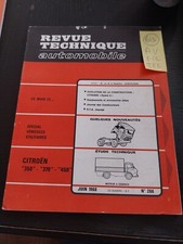 REVUE TECHNIQUE CITROEN 350 370 450 Belphegor evolution DYANE 6 Citroën 
