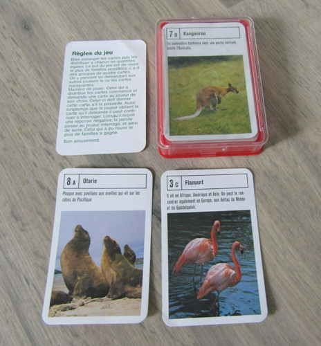 Ancien jeu familles animaux - ancien,