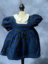 ANCIENNE ROBE ÉCOSSAISE POUR