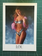 uq02 Publicité cartonnée  circa 1980 29x21cm LINGERIE FEMME LOU Desirade