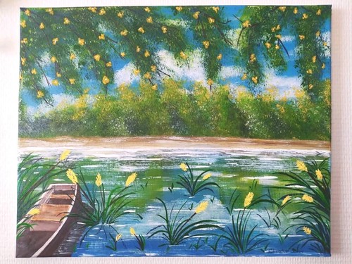 Tableau peinture acrylique sur