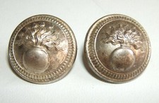 LOT DE 2 BOUTONS OFFICIER DE