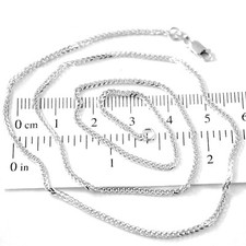 Chaîne Or Blanc, 18K, Maille