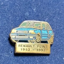  PIN'S  RENAULT R5 GT TURBO BLEU MÉTALLISÉ RALLYE - SPORT-AUTO SIGNÉ FRAISSE