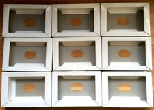 LOT DE 9 CALES CARTONNÉES 100% ORIGINALES POUR JEUX SUPER NINTENDO SNES PAL