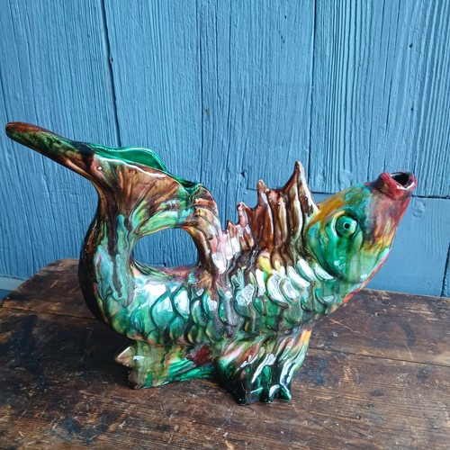 Pichet poisson céramique - ​pichet,