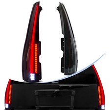 VLAND Feu arrière LED Pour Cadillac Escalade /ESV 2007-2014 Avec lentille fumée