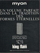 PUBLICITE ADVERTISING 024   1964   MYON   briquet  SUPER KING FLAM
