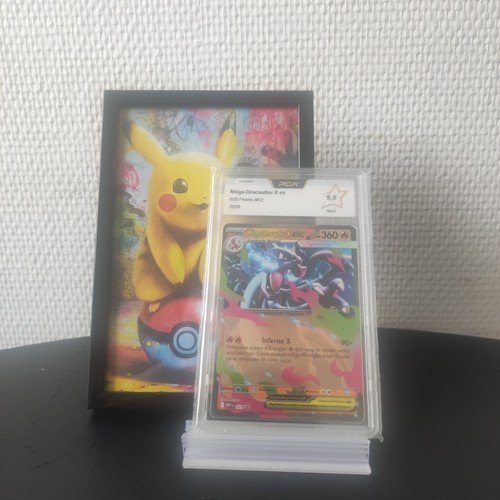 Carte pokémon méga - carte, méga-dracaufeu